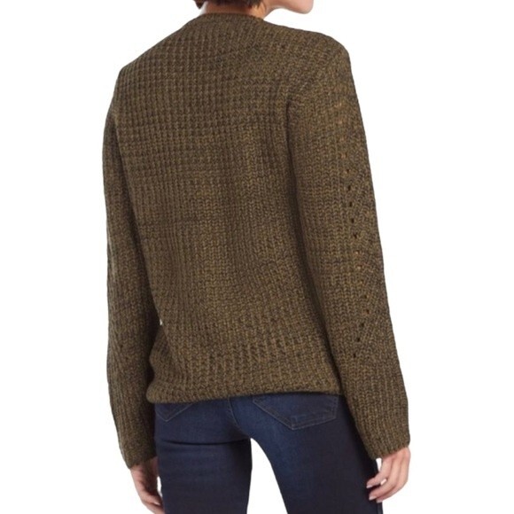 John + Jenn Revolve Constance Sweater Olive Green Pullover Women’s Size Medium - Picture 4 of 12